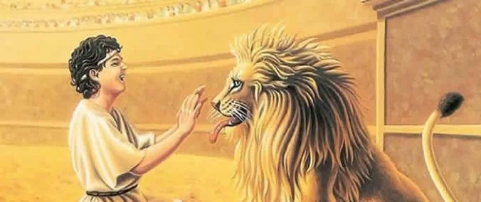 Lion and Poor Slave