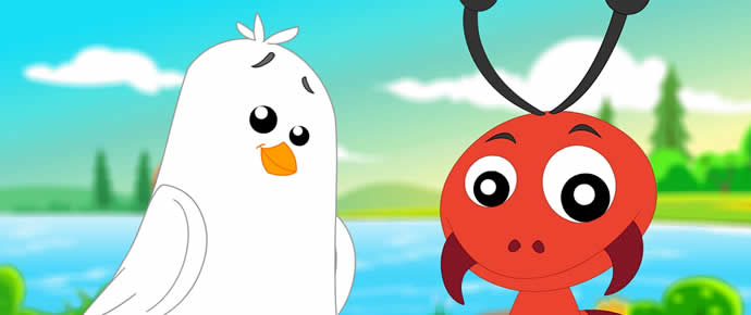 The Ant and The Dove • Moral Stories The Ant and The Dove • Moral Stories